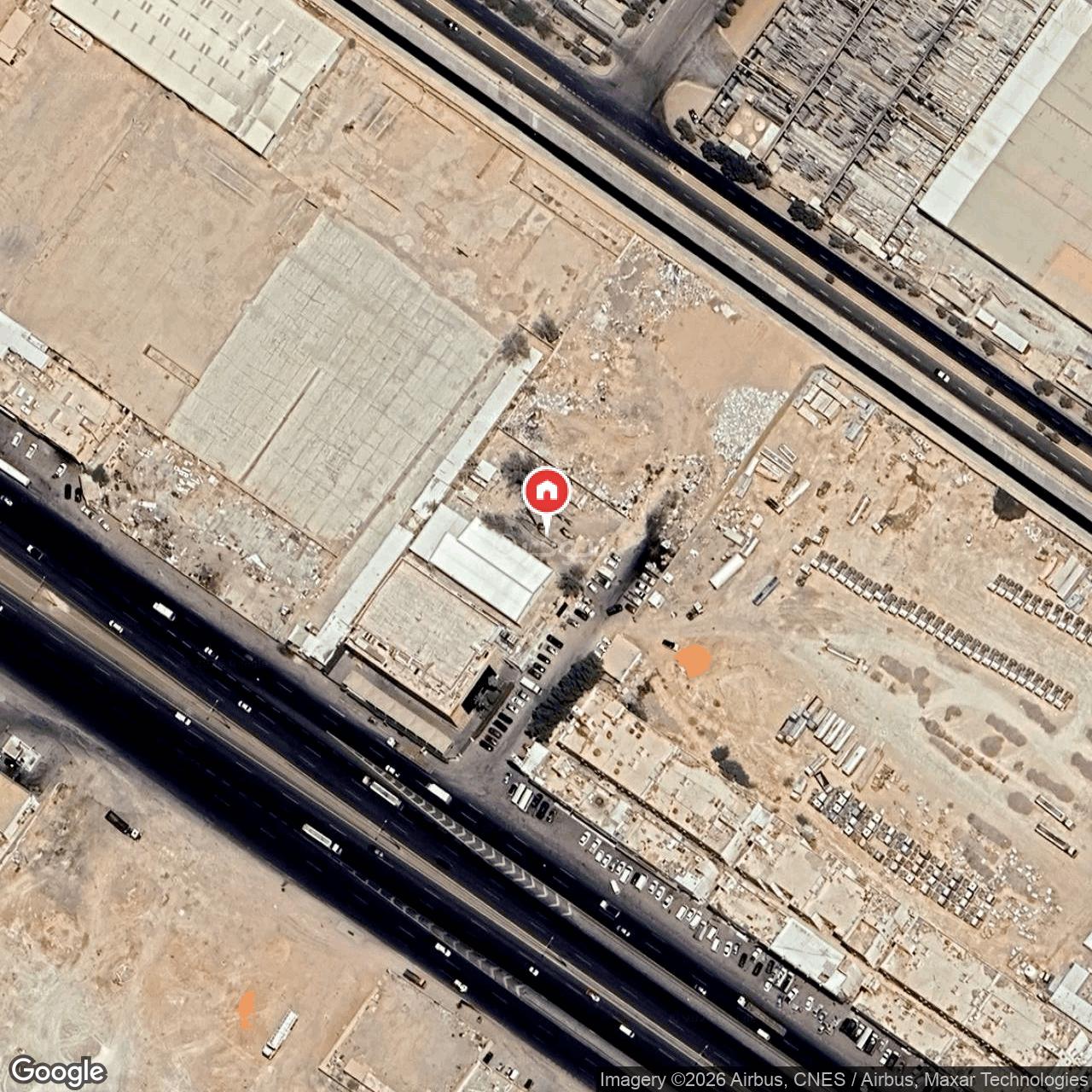 مستودع 2500 م² في المنطقة الصناعية الجديدة